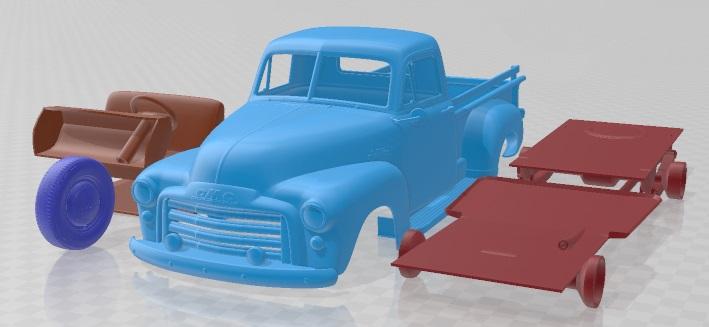 GMC 9300 Pickup Truck 1952 Printable
