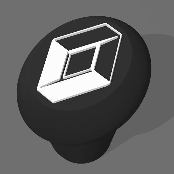 RENAULT TRUCK KNOB FOR LOGITECH