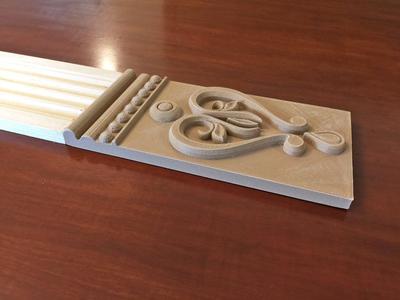 Victorian Plinth Block for door and window moulding