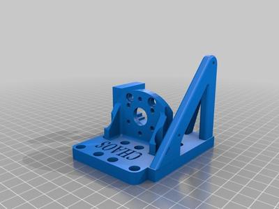 Custom Bowden Carriage w/ dual LED's