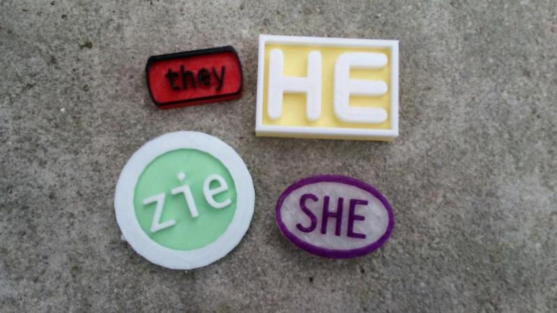 Pronoun Badges
