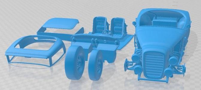 Ford 1933 Hot Rod Printable Car