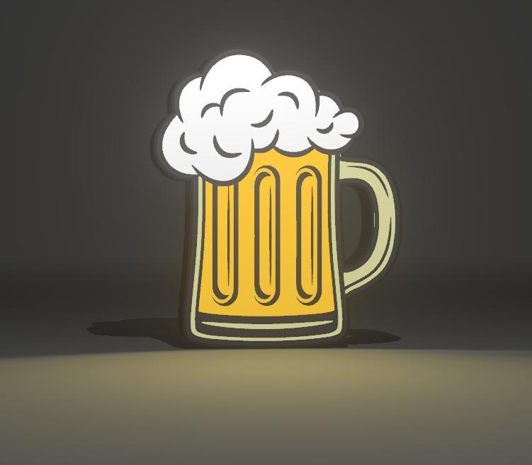 Lightbox Beer Beer Logo - Lightbox Beer Logo - Lamp