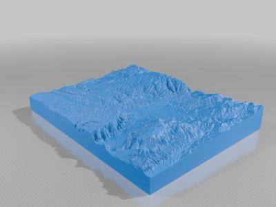 Topography- Hogbacks, Garfield County- Colorado