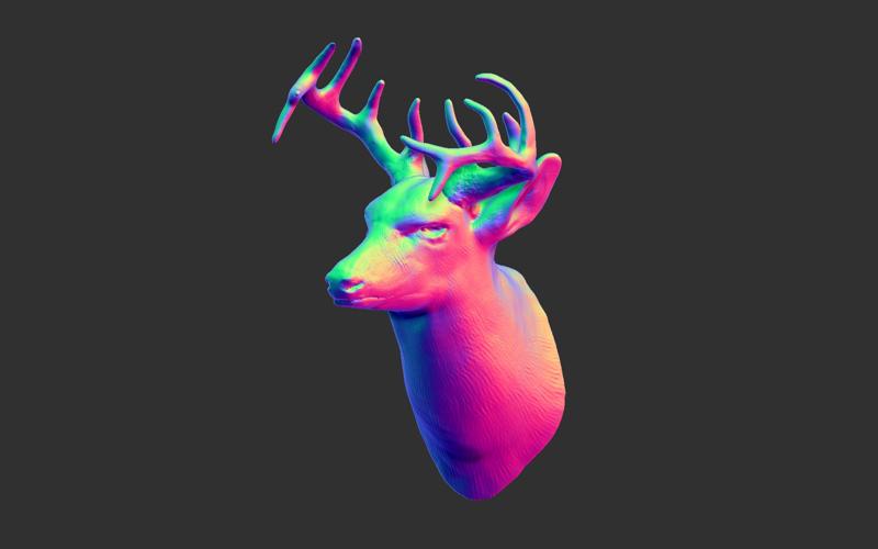 Deer head-WALL MOUNTED