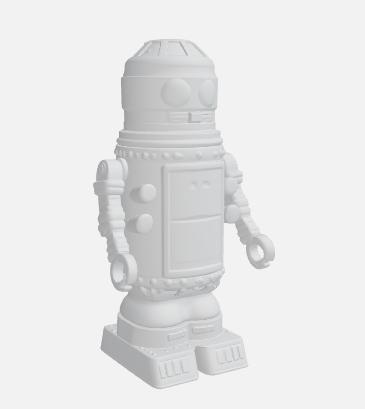 DBX Robo Artur Stl Obj Glb for 3D Print