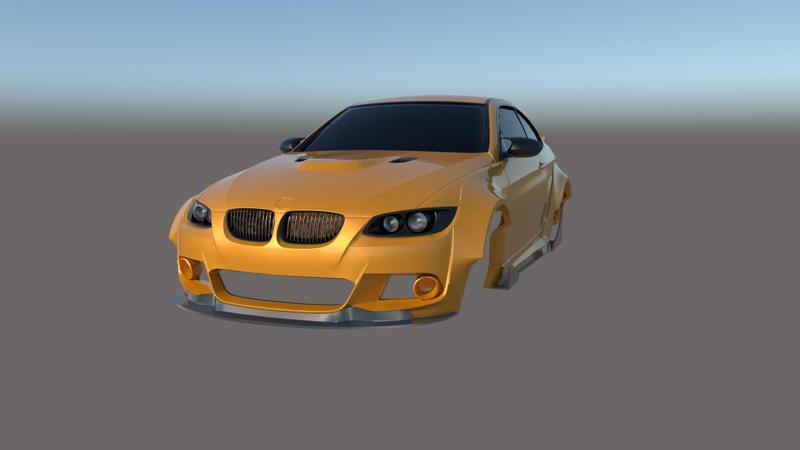 BMW M3 E92 2008 1/10 Body