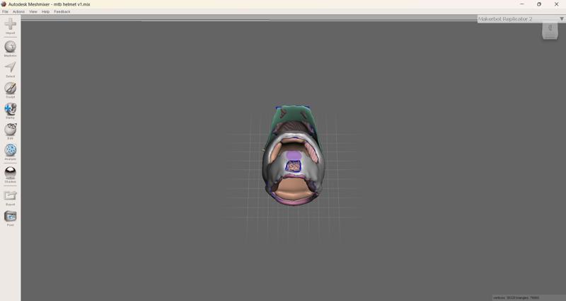 mountain bike helmet / motocross helmet