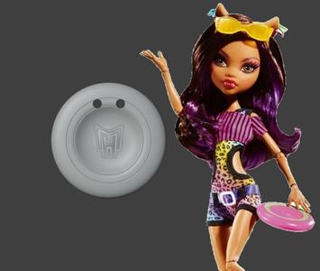 Clawdeen Wolf Gloom Beach Frisbee Replacement