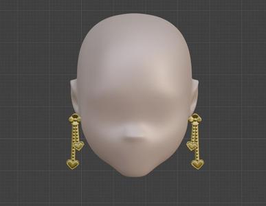 Ever After High Doll  Lizzie Hearts 1st Chapter Earring