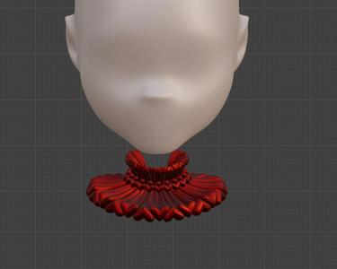 Ever After High 1st Chapter Lizzie Hearts Doll Replacement Red Collar