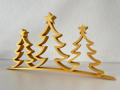 Christmas Tree Trio Decor