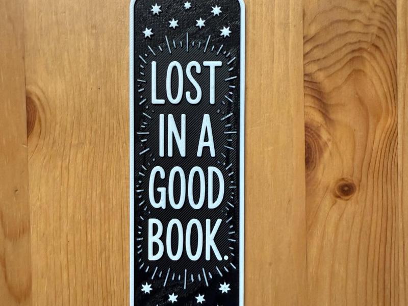 lost in a good book bookmark