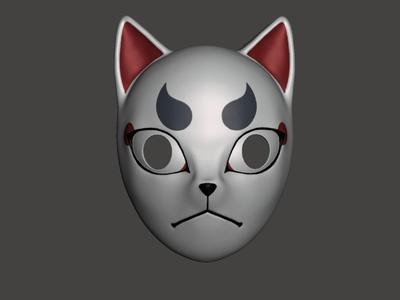 giyu tomioka Kitsune Fox Mask