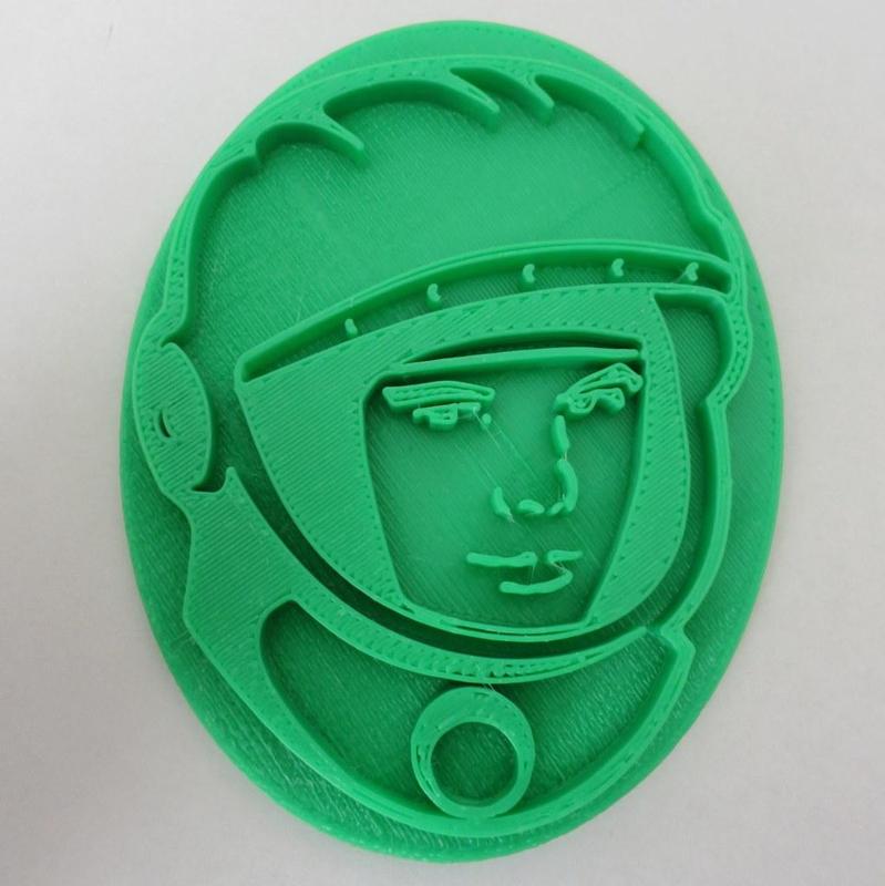Yuri Gagarin Cookie Cutter/Stamp