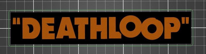 Multicolor DEATHLOOP Gaming Logo