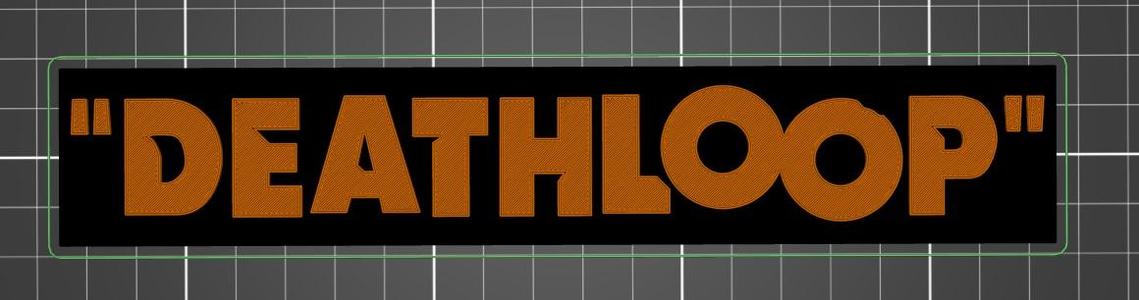 Multicolor DEATHLOOP Gaming Logo