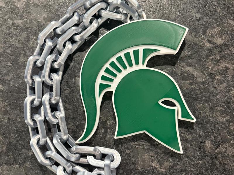 Michigan State Spartan Turnover Chain