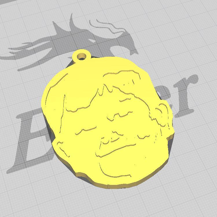 Hasbulla Head Keychain