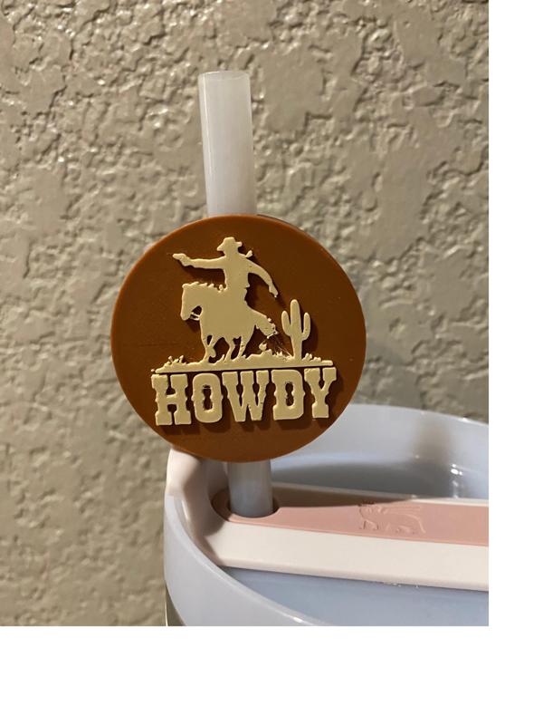Howdy 10mm Stanley Cup Straw Topper