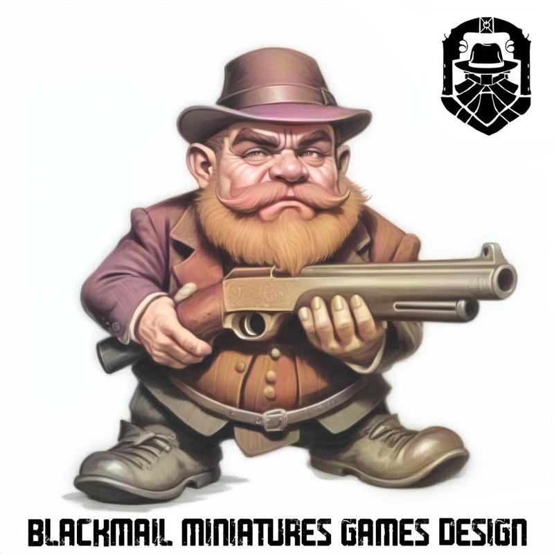 DWARF SHOOTER 1 MOONSHINNER GANG FANTASY PROHIBITION OLDHAMMER GAME