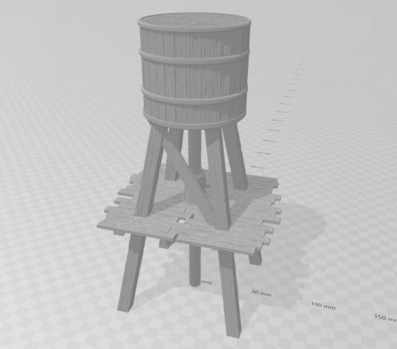 Old West Water Tower