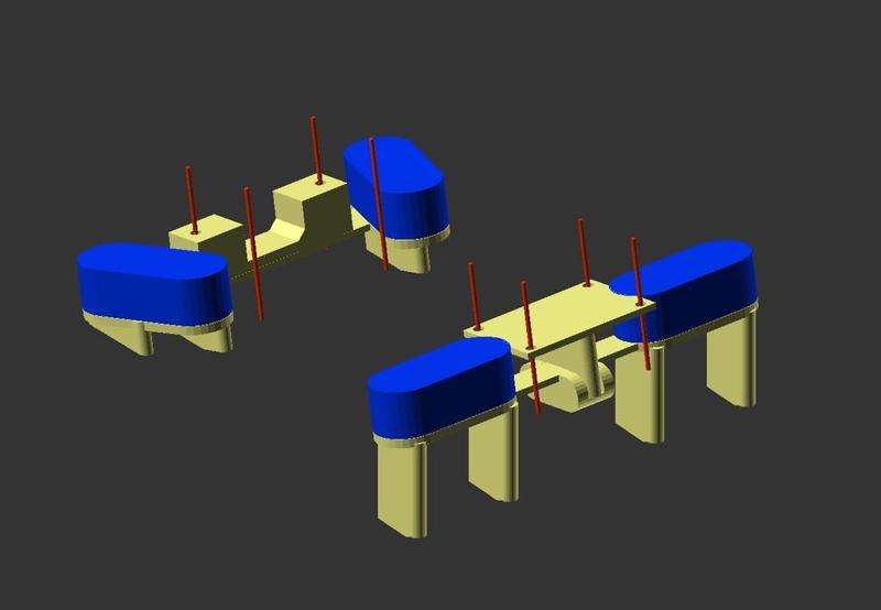 Tarot TL250 Landing Gear 10 degrees