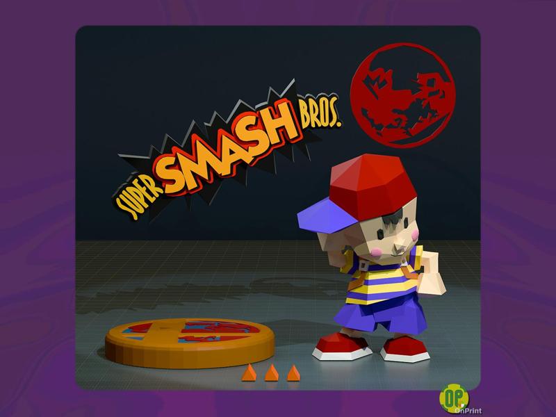 NESS - Smash Bros 64 - Printable -