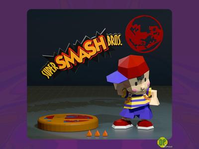 NESS - Smash Bros 64 - Printable -