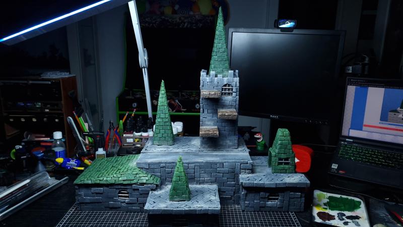 Hyrule Castle Roof Parts - Super Smash Bros. 64