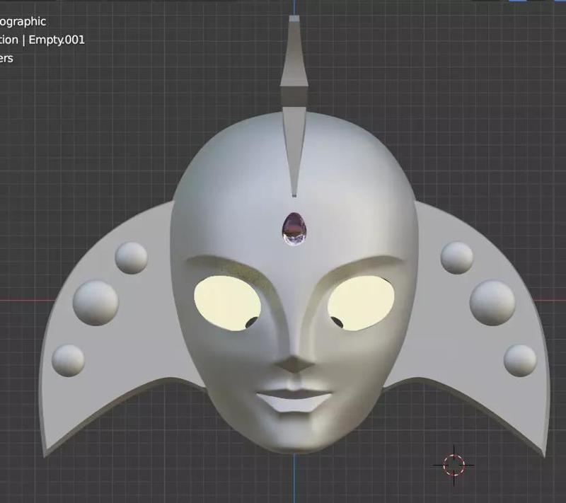 Ultrawoman Beth Ultraman USA 3D printable Cosplay helmet