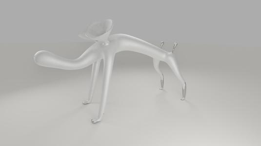Minimalist Fantasy Animal Figurine