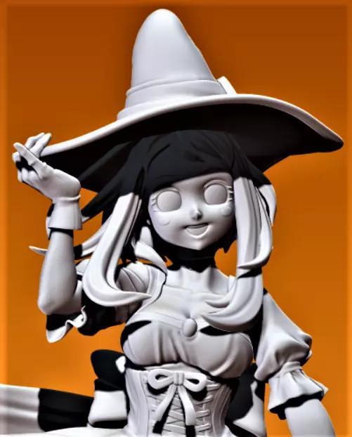 The Witch - Happy Halloween 3D print model