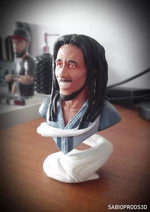 BOB MARLEY BUST MODEL 3D SABIOPRODS
