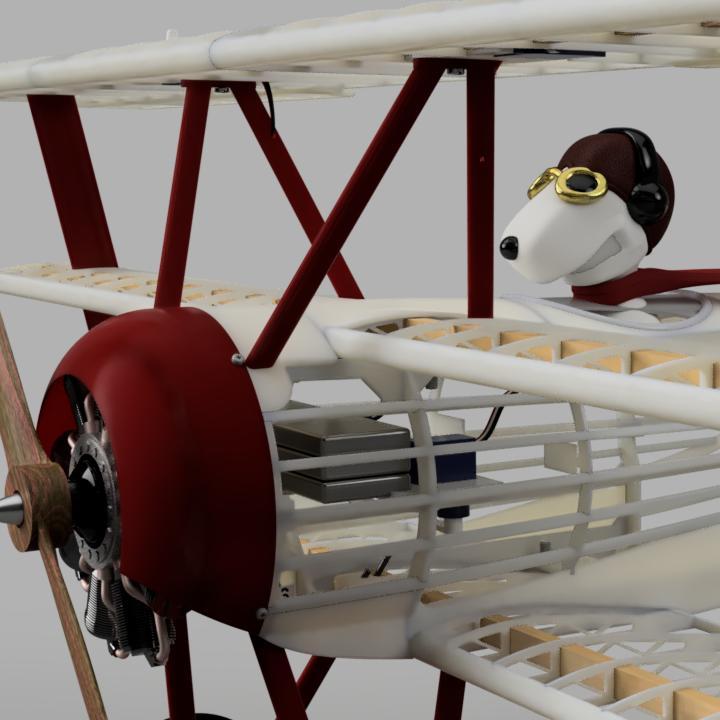 Pilot Snoopy for Fokker RC Triplane