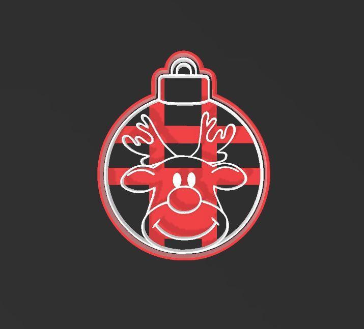 Reindeer Christmas Sphere Cutter