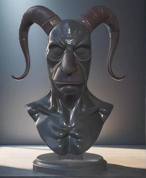 Blackheart Hero Bust 3D Model - STL Printable Marvel Character