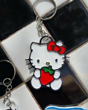 hello kitthy keychain