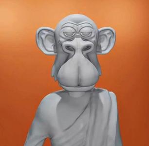 Ape Monk NFT Meditation Monkey