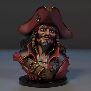 Bust Captain Blackbeard
