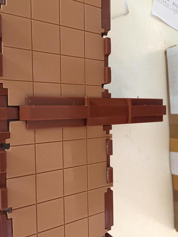 1x2 Steck Cover Ramp for Playmobil floor