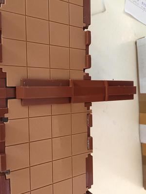 1x2 Steck Cover Ramp for Playmobil floor