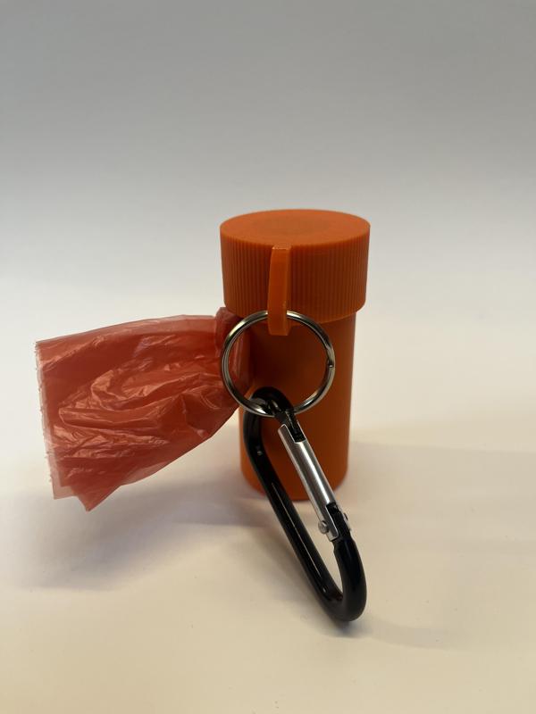 DOG DROPPINGS BAG HOLDER