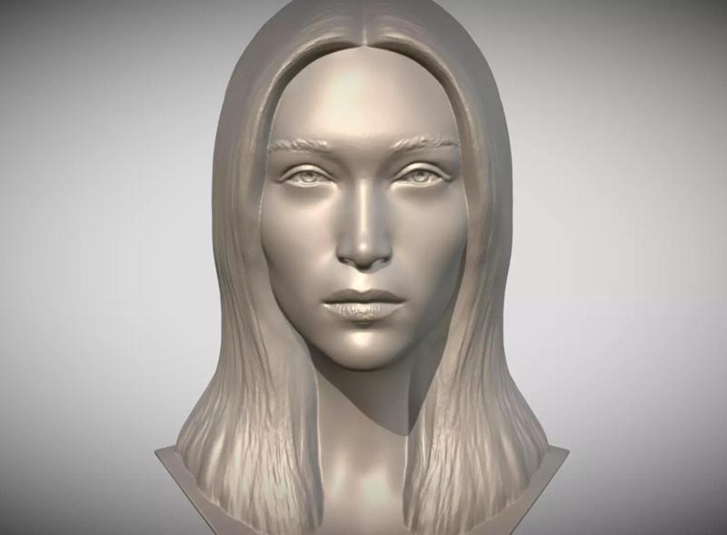 Bella Hadid bust
