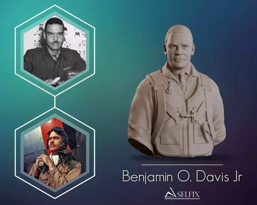 Benjamin Davis Bust Sculpture