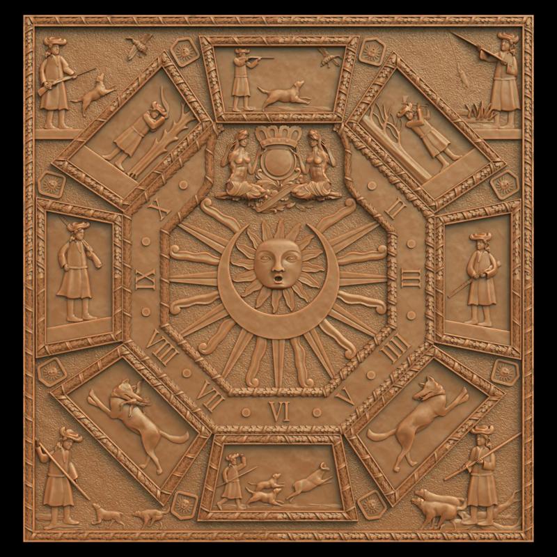 3D Model STL File for CNC Router Laser & 3D Printer 3340 Panno 362