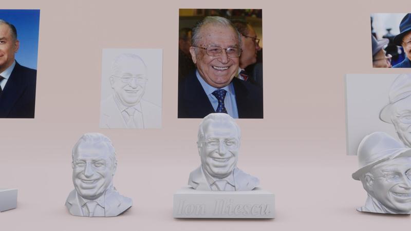 Ion Iliescu Legacy Bundle 3D Print BUSTS and BAS RELIEFS 3D print model