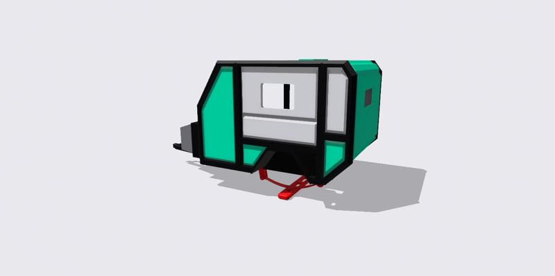 1:10 RC Crawler Caravan - Trailer