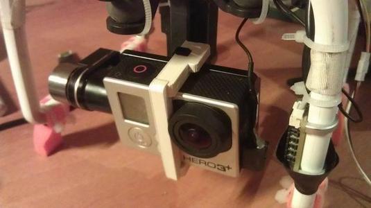 GoPro 3+ to Zenmuse H3-2D quickmount