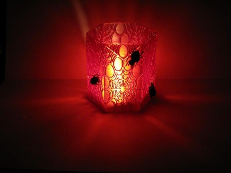 Spider's Web LED Candle holder